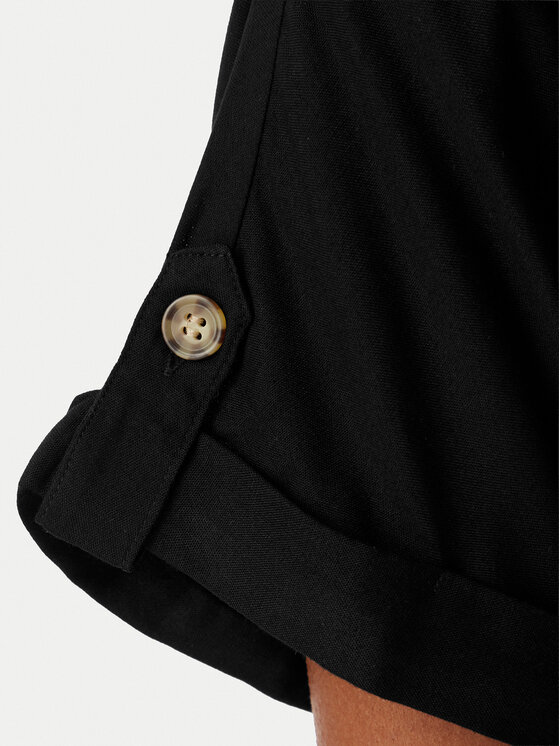Vero Moda Vero Moda Krekla kleita Bumpy 10325828 Melns Regular Fit