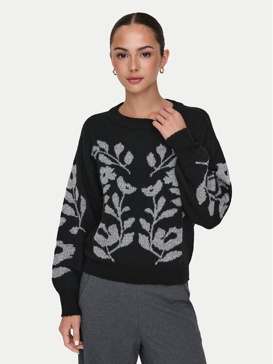 JDY JDY Pulover Helga 15335460 Negru Regular Fit