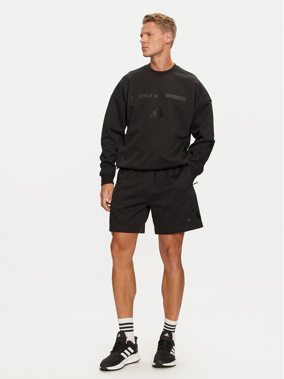 adidas adidas Szorty sportowe Z.N.E. JE7540 Czarny Loose Fit