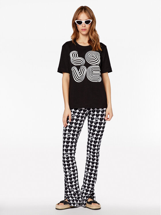 LOVE MOSCHINO LOVE MOSCHINO Pantaloni trening W162300E 2409 Colorat Slim Fit