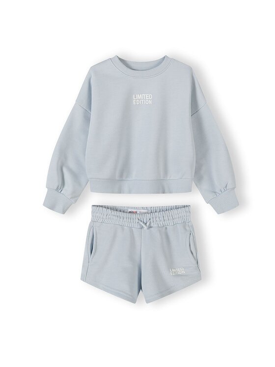 minoti minoti Zestaw 30FLEECE168 Błękitny Regular Fit