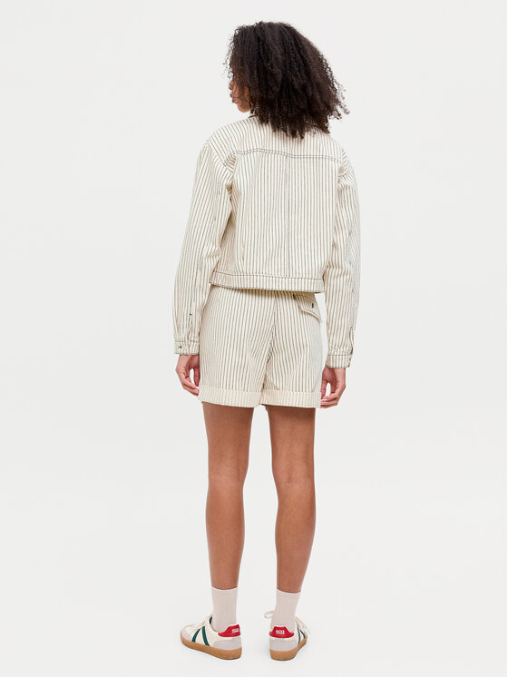 JJXX JJXX Kratke hlače Maddy 12253014 Écru Loose Fit
