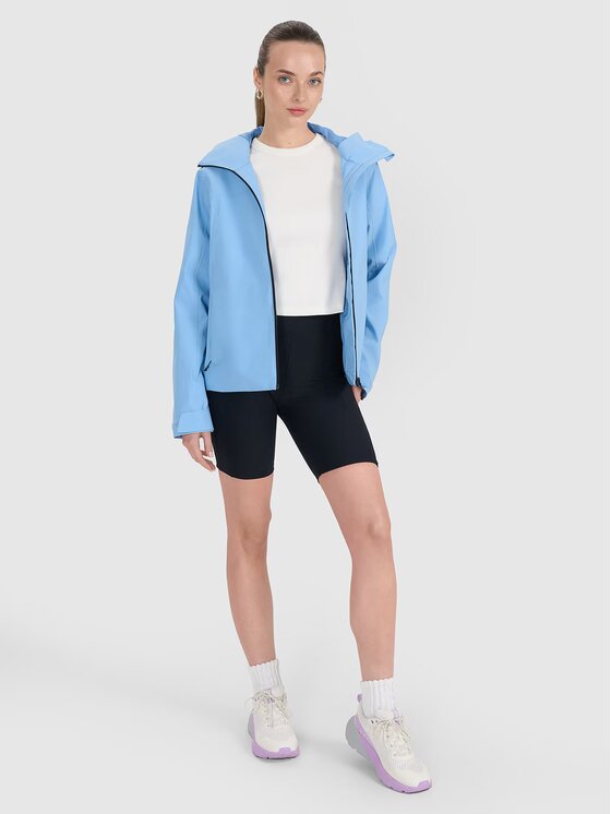4F 4F Prechodná bunda 4FWSS25TTJAF702-33S Modrá Regular Fit