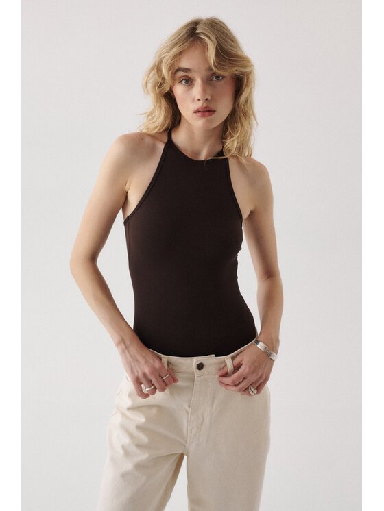 NAGO NAGO Body Nago25 Brązowy Close Fit