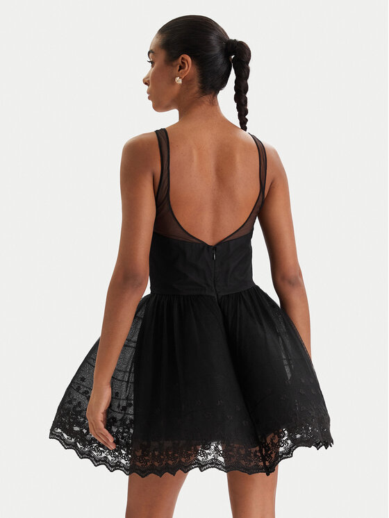 Bardot Bardot Koktejlové šaty Hilda 60223DB Čierna Slim Fit