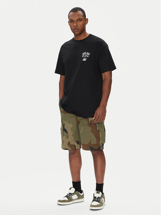 DC Shoes DC Shoes T-Shirt ADYZT05467 Czarny Regular Fit