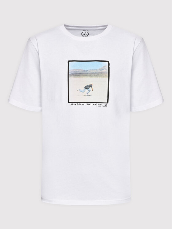 Volcom Volcom Футболка Freerider A4312213 Білий Loose Fit