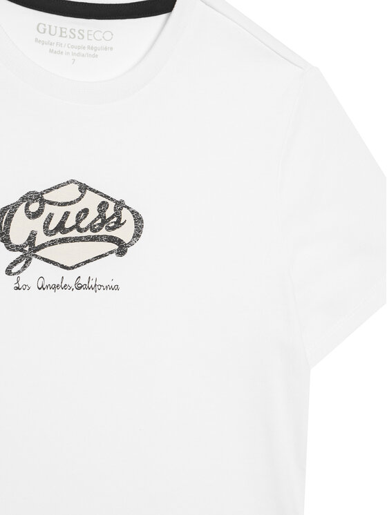 Guess Guess Tričko L6RI02 K8HM4 Biela Regular Fit