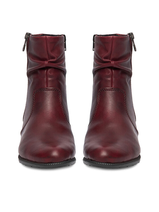 Rieker Rieker Īsie zābaki CEO-78656-35 Bordo