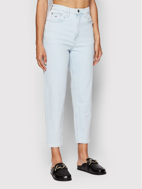 Tommy Jeans Jeans hlače DW0DW12938 Modra Mom Fit