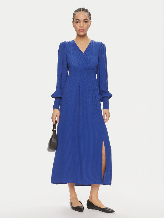 YAS YAS Φόρεμα καλοκαιρινό Drea 26027889 Μπλε Regular Fit