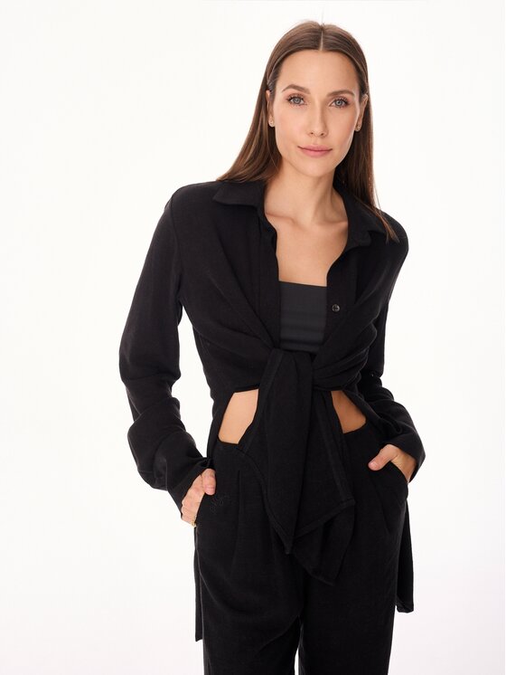 MANDRAGORA MANDRAGORA Camicia Ora Nero Loose Fit