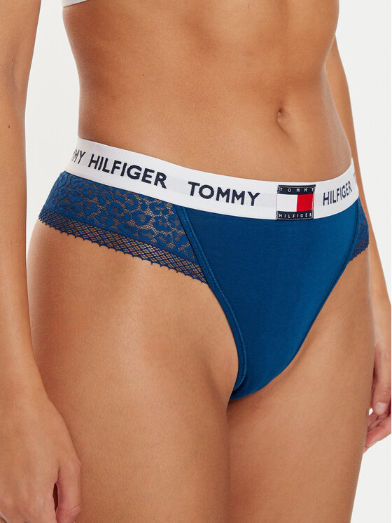 Tommy Hilfiger Tommy Hilfiger Stringi UW0UW05619 Niebieski