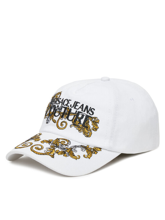 Versace Jeans Couture Versace Jeans Couture Czapka z daszkiem 78VAZK17 Biały