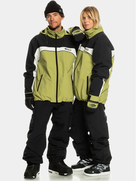 Quiksilver Quiksilver Лижна куртка Live Wire Snjt EQYTJ03408 Зелений Regular Fit