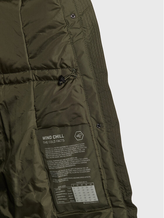 Helly Hansen Helly Hansen Parka Mayen 53303 Zielony Regular Fit