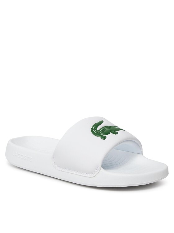 Lacoste Pantoletten Serve Slide 1.0 123 1 Cuj 745CUJ0012 082 WeiB Modivo