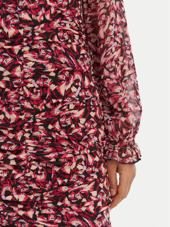 Morgan Morgan Kleid für den Alltag 261-RIBLOO Rosa Slim Fit