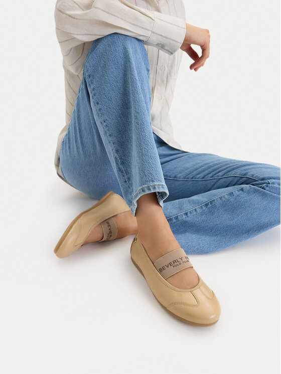Beverly Hills Polo Club Beverly Hills Polo Club Ballerinas EO-WI16-ELENA-01 Beige