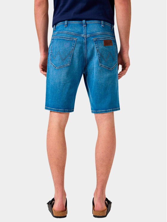Wrangler Wrangler Szorty jeansowe TEXAS SHORTS Niebieski Regular Fit