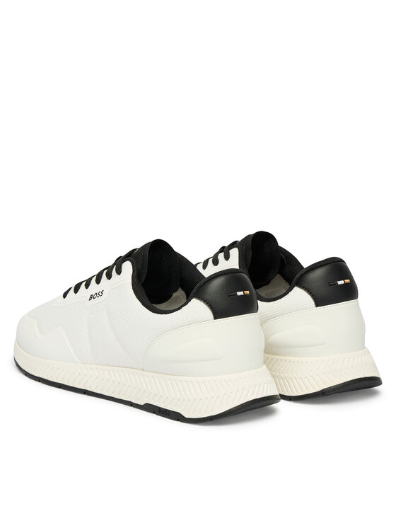 BOSS BOSS Sneakersy Titanium 50563962 Biela