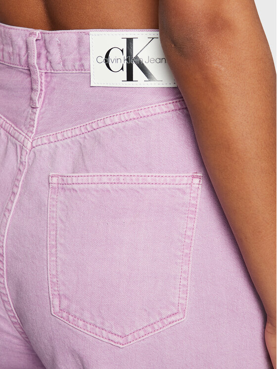 Calvin Klein Jeans Calvin Klein Jeans Džínsy J20J220182 Fialová Relaxed Fit