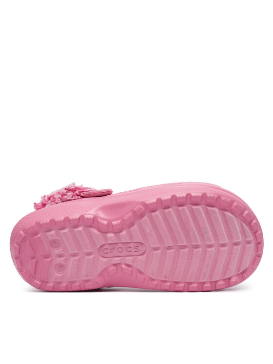 Crocs Crocs Şlapi Classic Fleece Lined Clog K 212856 Roz