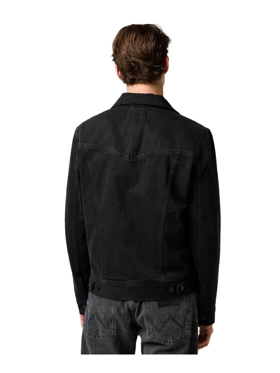 Wrangler Wrangler Kurtka jeansowa 112371439 Czarny Regular Fit