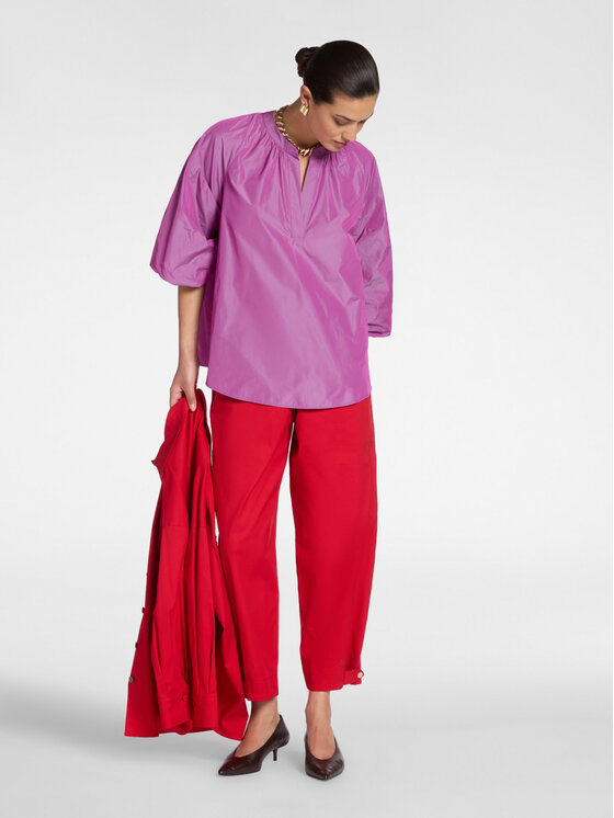 Elena Mirò Elena Mirò Bluzka 2002Z000045N0C9 Różowy A-Line Fit