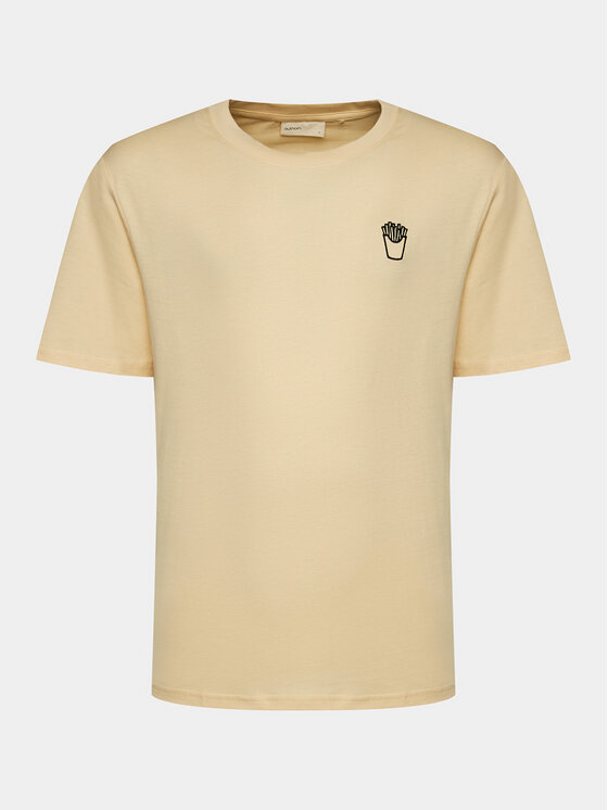 Outhorn Outhorn T-Shirt OTHAW23TTSHM0854 Żółty Regular Fit