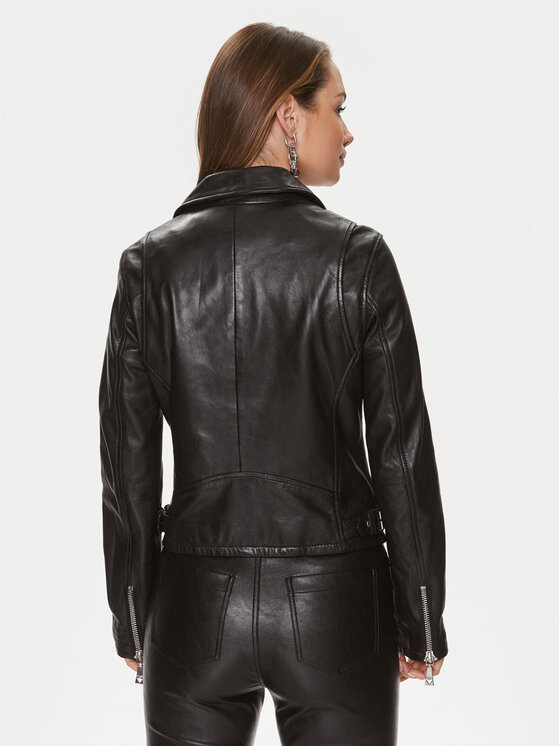 Guess Guess Odinė striukė W3BL83 L0O00 Juoda Regular Fit