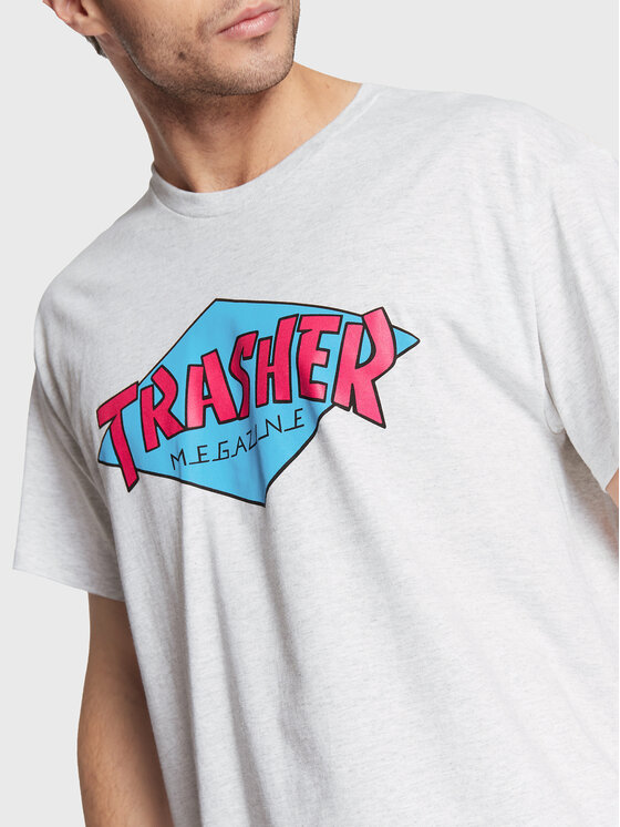 Thrasher Thrasher Тишърт Trasher Сив Regular Fit