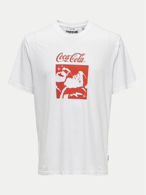 Only & Sons Only & Sons Tričko 22030844 Biela Regular Fit