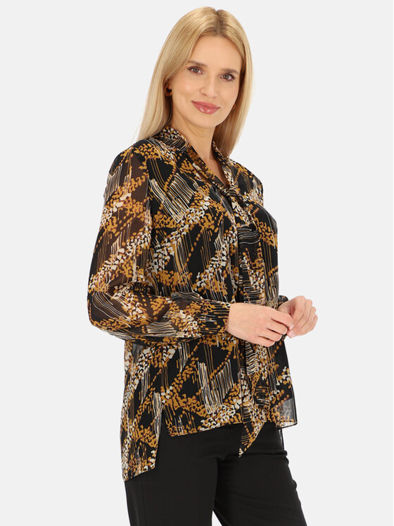 L’AF L’AF Bluzka Lora Czarny Relaxed Fit