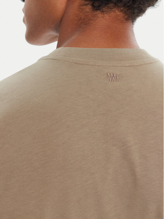 AMI PARIS AMI PARIS T-särk HTS060.724 Khakivärviline Regular Fit