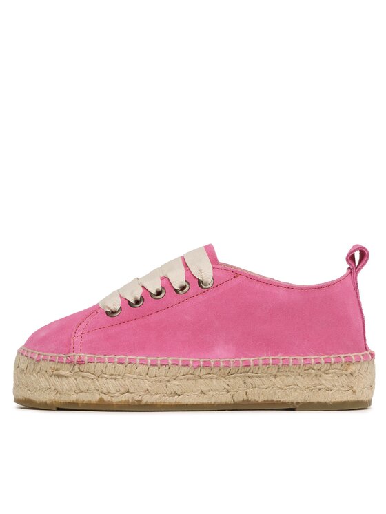 Manebi Manebi Εσπαντρίγιες Lace-Up Espadrilles R 3.6 E0 Ροζ