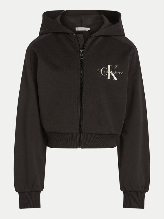 Calvin Klein Jeans Calvin Klein Jeans Μπλούζα Monologo IG0IG02824 Μαύρο Regular Fit