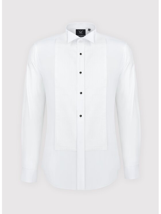 Pako Lorente Pako Lorente Koszula P000B-1X-164 Biały Slim Fit