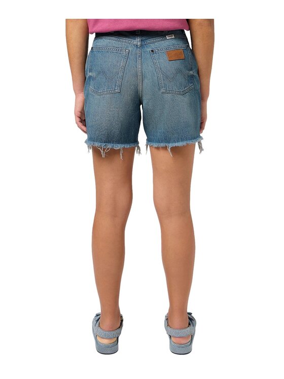 Wrangler Wrangler Szorty jeansowe 112351075 Niebieski Regular Fit