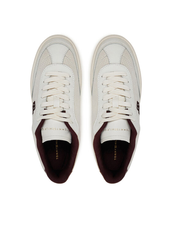 Tommy Hilfiger Tommy Hilfiger Snīkeri Heritage Sneaker Perf FW0FW08380 Balts