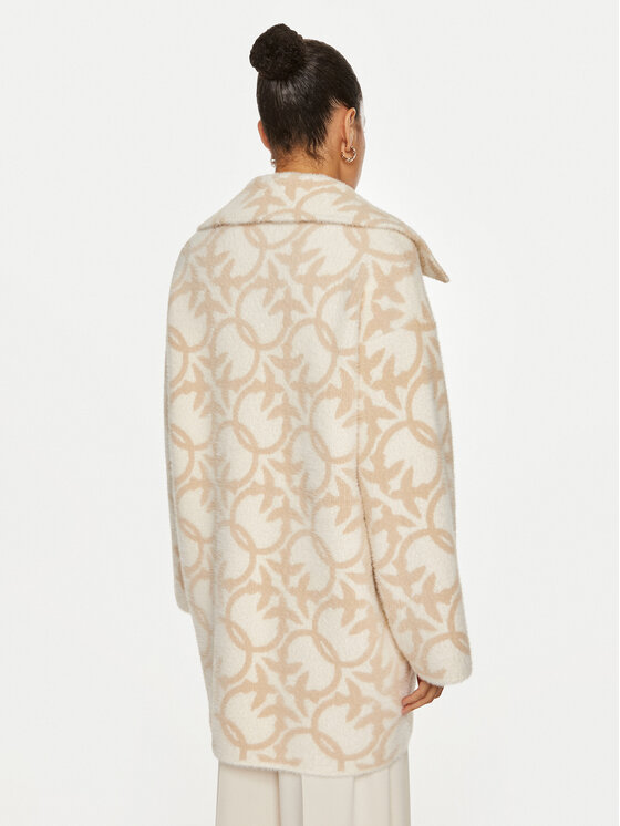 PINKO Pinko Παλτό μεταβατικό Toro 101573 A21Q Μπεζ Relaxed Fit