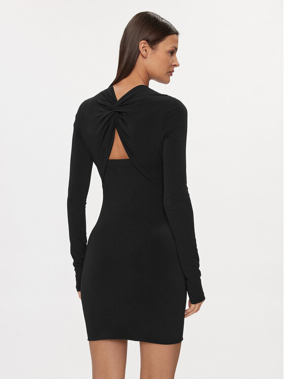 Patrizia Pepe Patrizia Pepe Sukienka codzienna 8A1285/J113-K103 Czarny A-Line Fit
