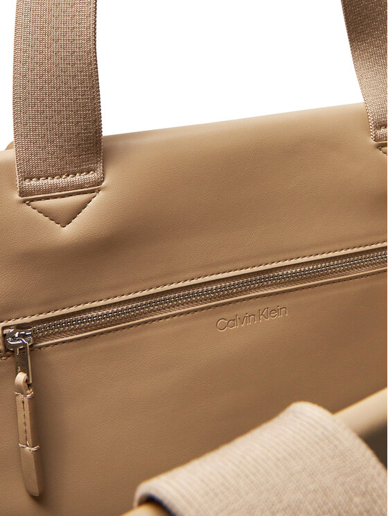 Calvin Klein Calvin Klein Soma Ck Raffia Large Shopper K60K613025 Bēšs