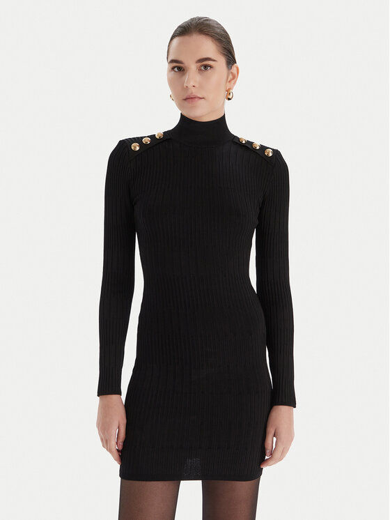Marciano Guess Marciano Guess Трикотажна сукня 5BGK52 5881Z Чорний Slim Fit