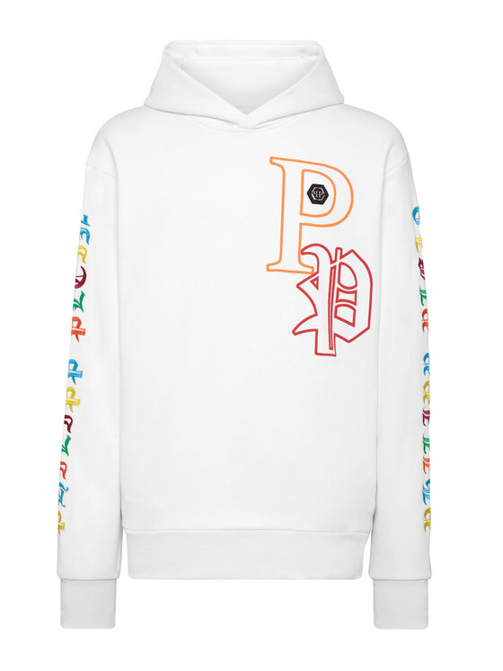 PHILIPP PLEIN PHILIPP PLEIN Bluza 1103 Biały Regular Fit