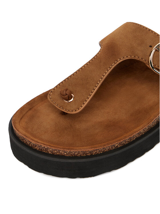 DeeZee DeeZee Šlepetės per pirštą CEO-LB-P2180 Ruda