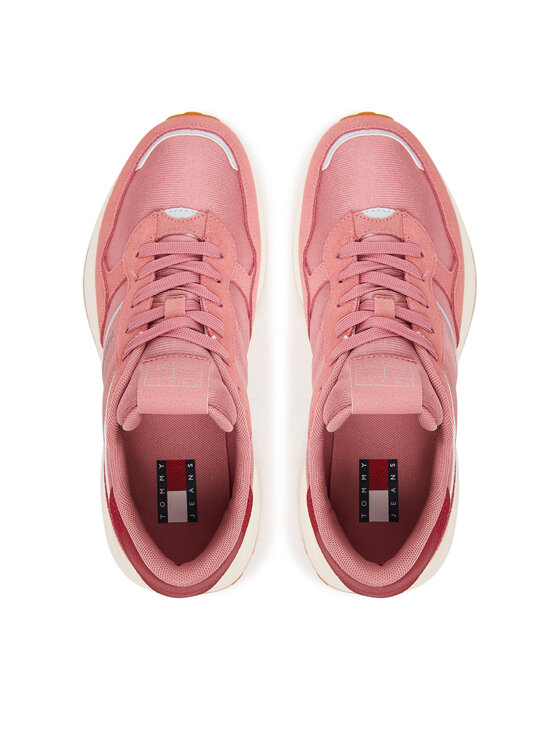 Tommy Jeans Tommy Jeans Снікерcи Tjw Cleated Runner EN0EN02788 Рожевий