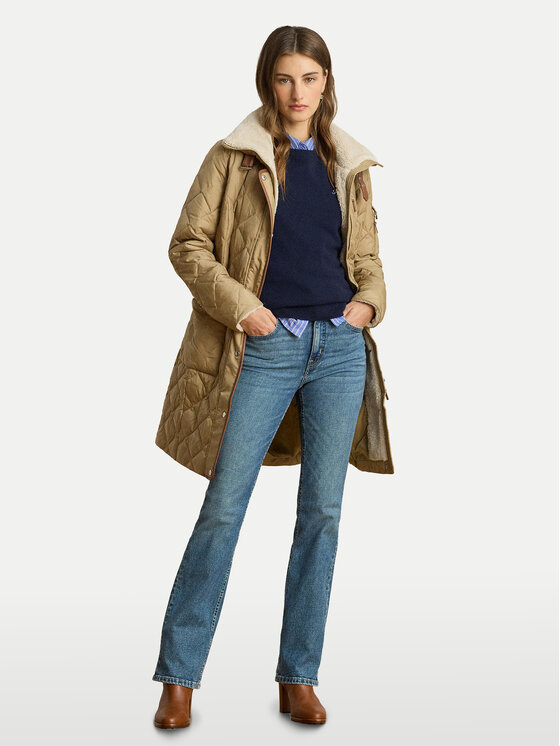 LAUREN RALPH LAUREN LAUREN RALPH LAUREN Пухено яке 297P04107001 Бежов Regular Fit