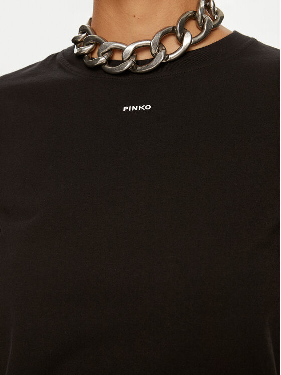 PINKO Pinko Tričko Basico 100373 A228 Čierna Regular Fit