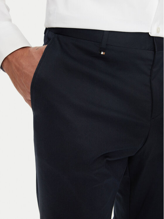 BOSS Boss Chino-püksid C-Genius 50521043 Tumesinine Slim Fit